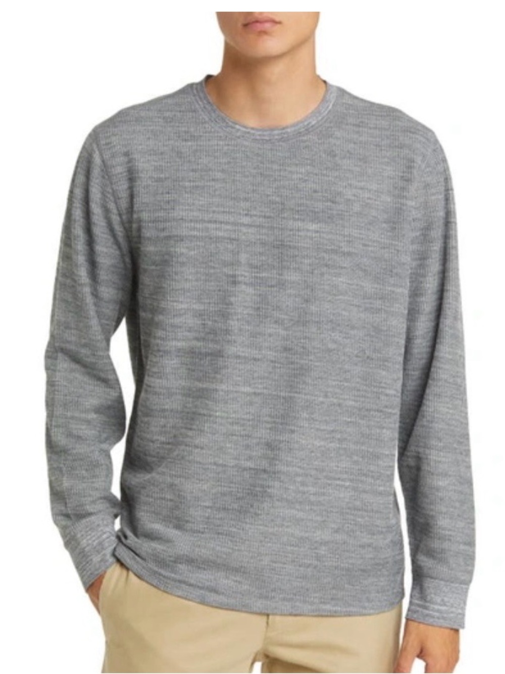 Vince Thermal Long Sleeve T-Shirt – Medium